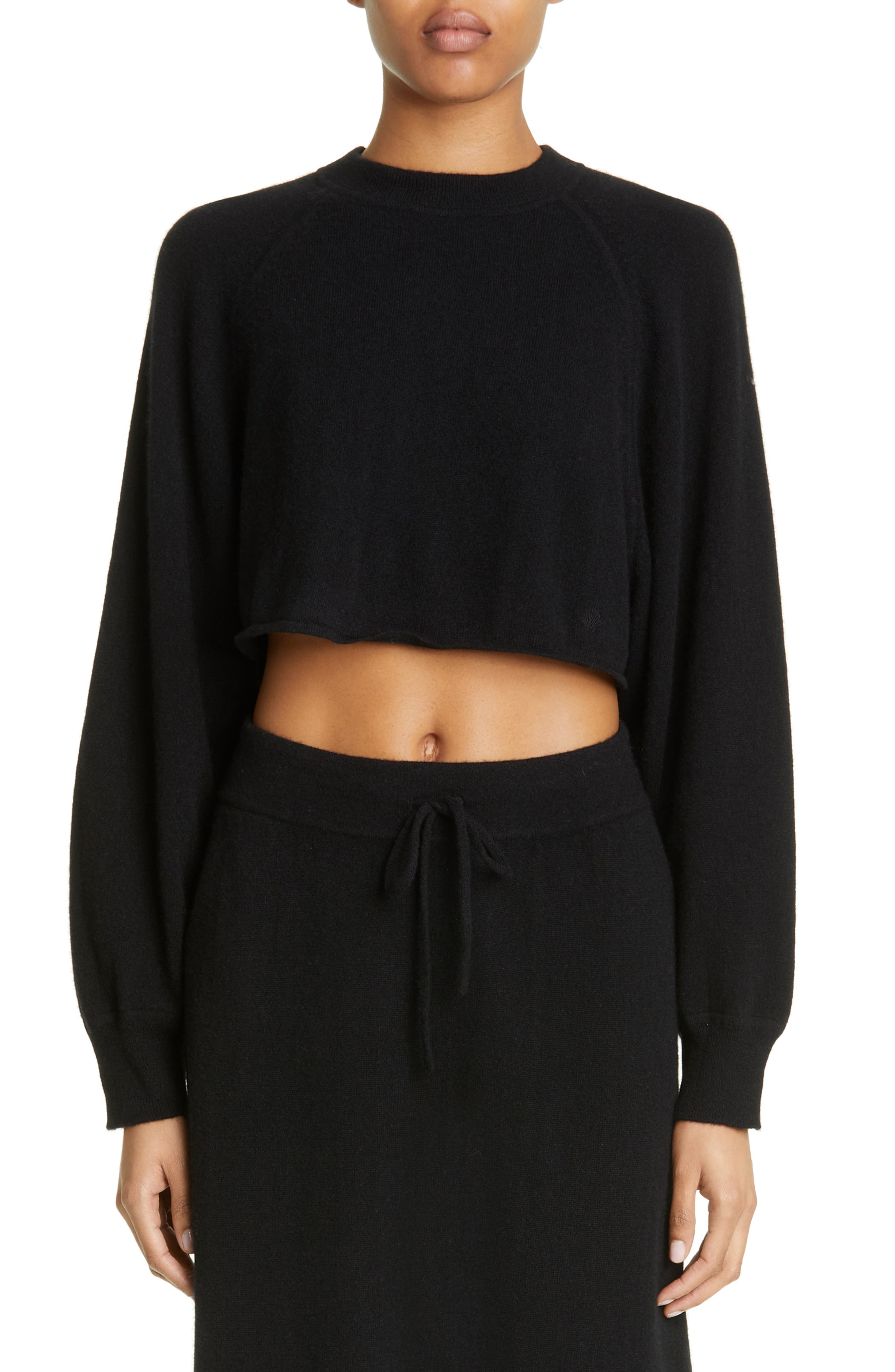 LAid back CROPPED Knit Sweater yeezy