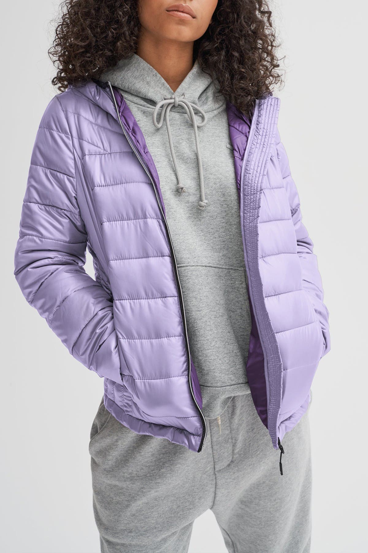 NOIZE Rosa Lightweight Puffer Jacket Nordstrom Rack
