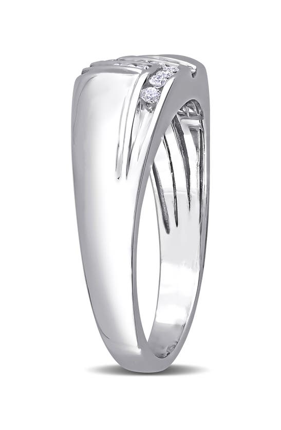 Delmar Diamond Ring In White Gold