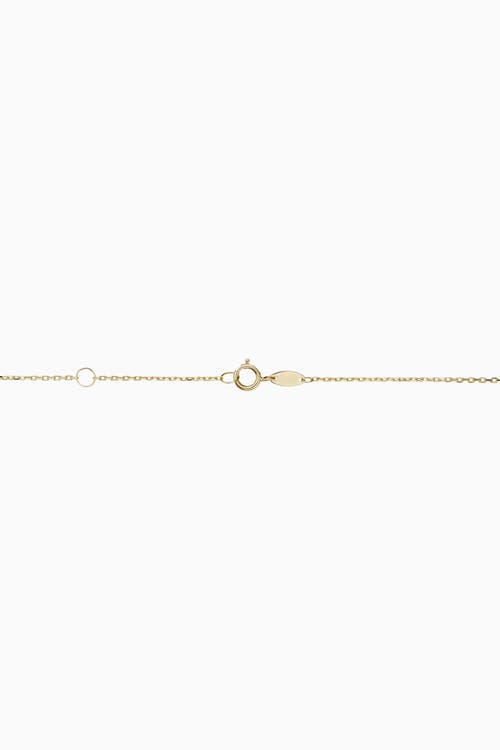 Oradina Women's 14k Yellow Solid Gold Forever Linked Necklace In Yellow Gold