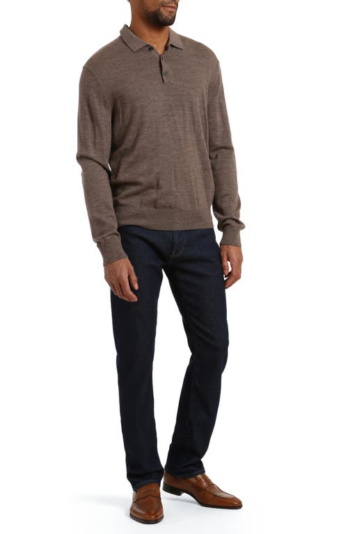 34 Heritage Courage Straight Leg Jeans In Deep Structure