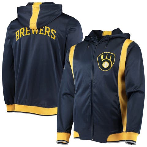 Stitches Pittsburgh Pirates Colorblocked Full Zip Track Jacket