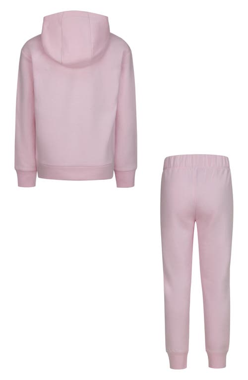 Nike Kids' Club Fleece Hoodie & Joggers Set In Pink Foam