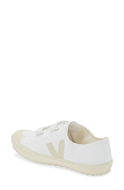 Shop Veja Kids' Small Ollie Sneaker In White/pierre