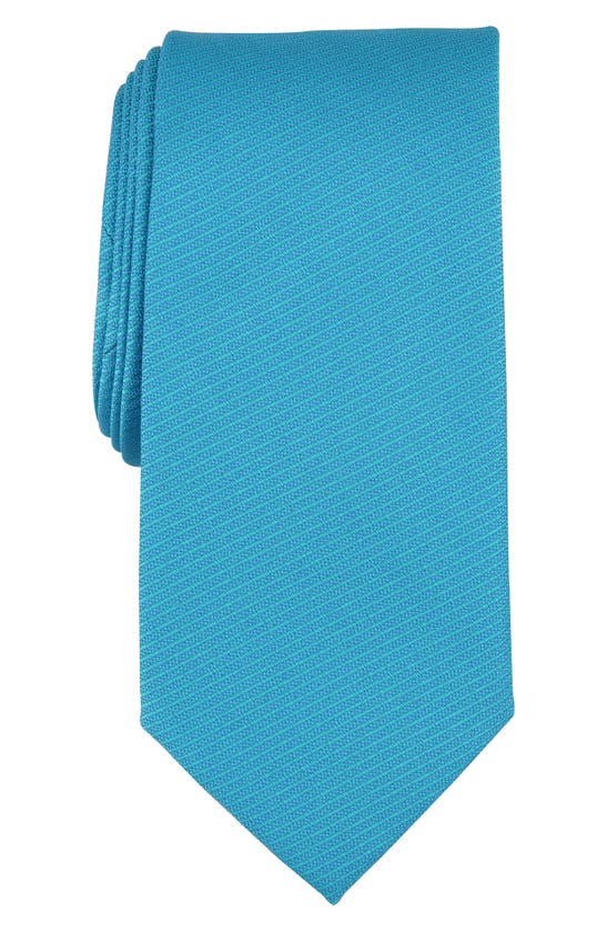 Savile Row Co Linear Solid Tie In Blue