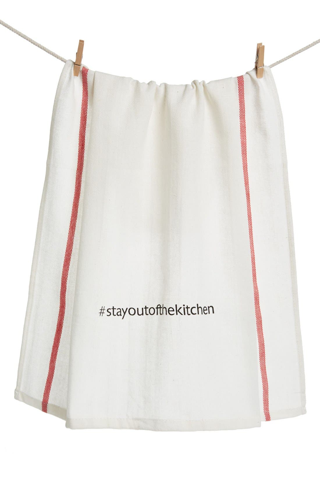 Second Nature By Hand 'stayoutofthekitchen' Dish Towel Nordstrom