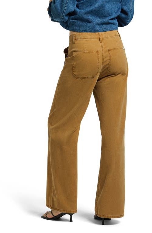 Brixton Cotton Military Pants In Washed Copper