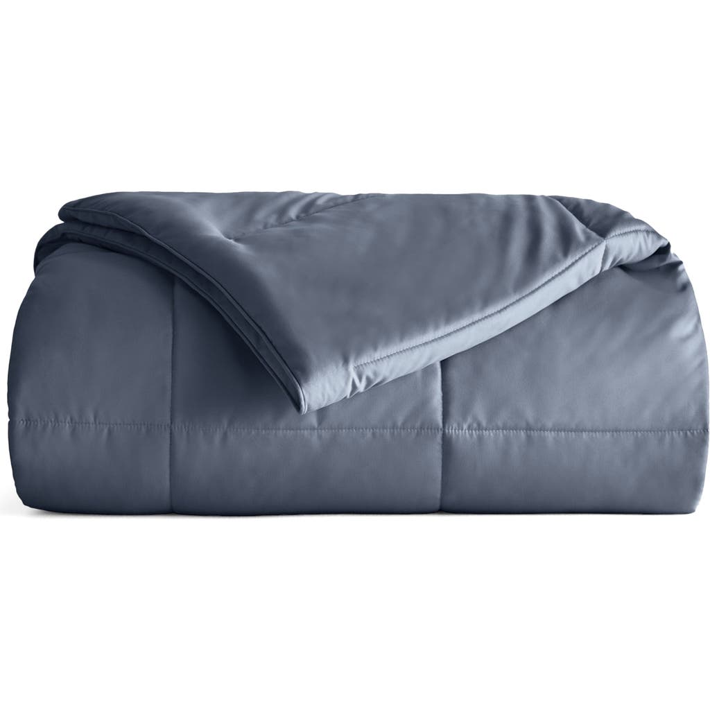 Shop Homespun All Season Premium Down Alternative Solid Comforter In Stone
