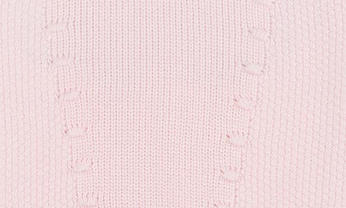 Feltman Brothers Peter Pan Collar Cotton Sweater & Pants Set In Pink