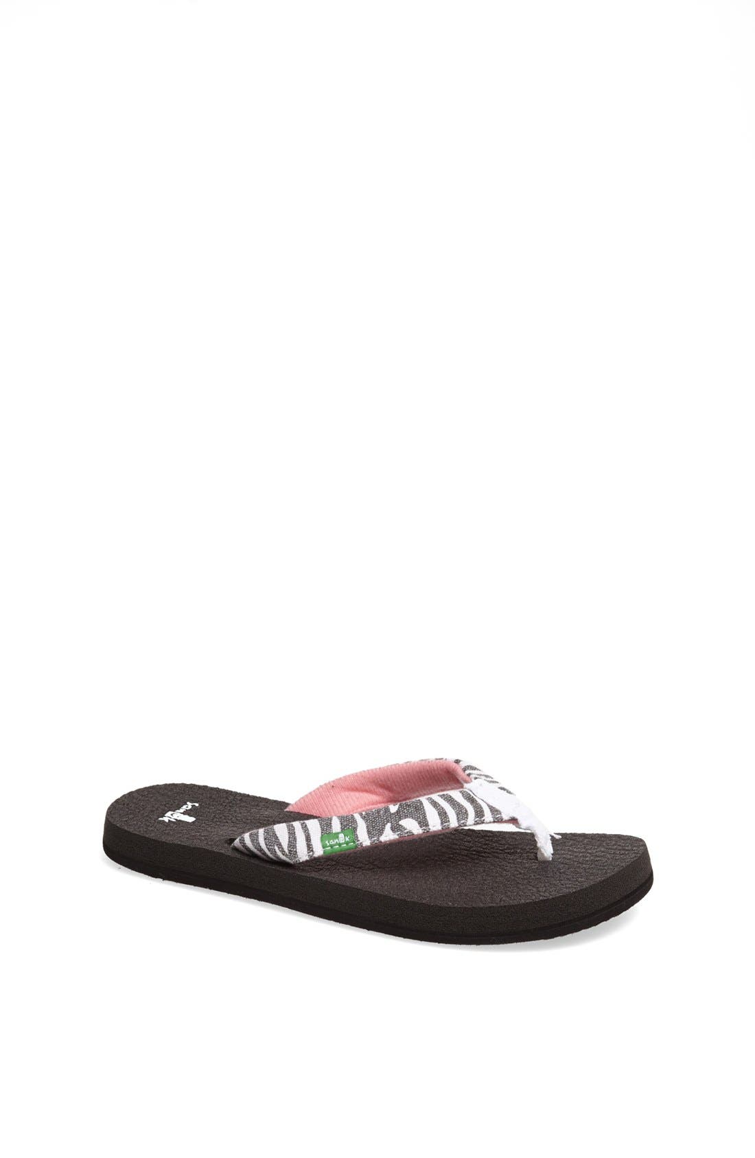 sanuk wildlife flip flops