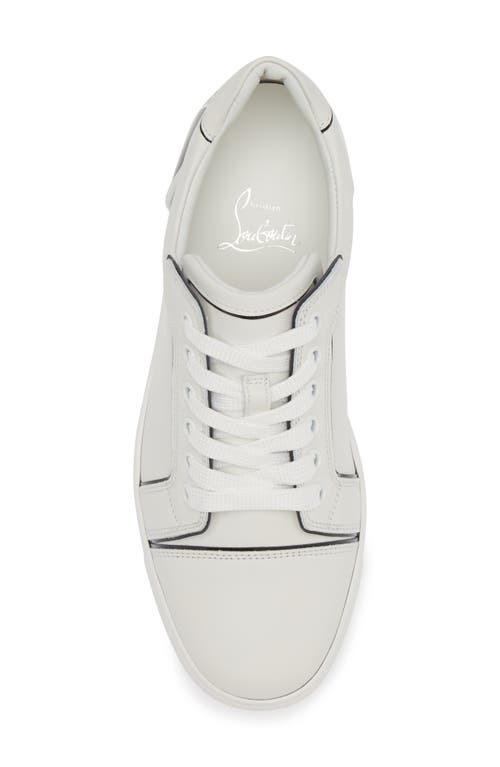 Shop Christian Louboutin Fun Viera Low Top Sneaker In Bianco/black