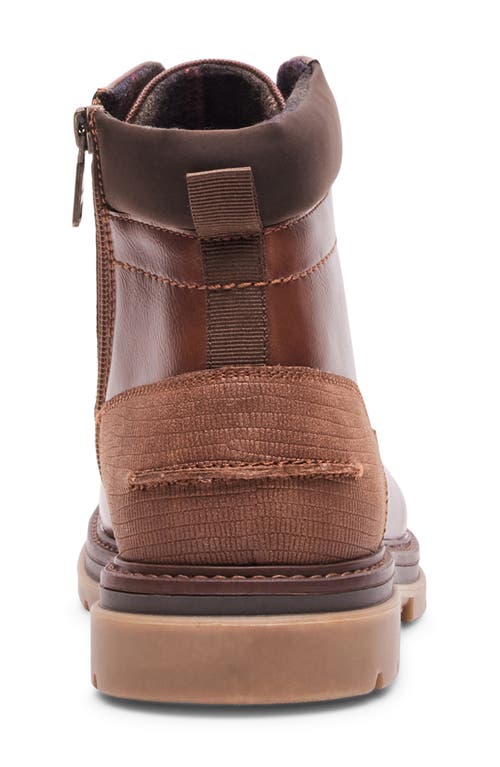 Madden Lennie Lug Sole Boot In Cognac
