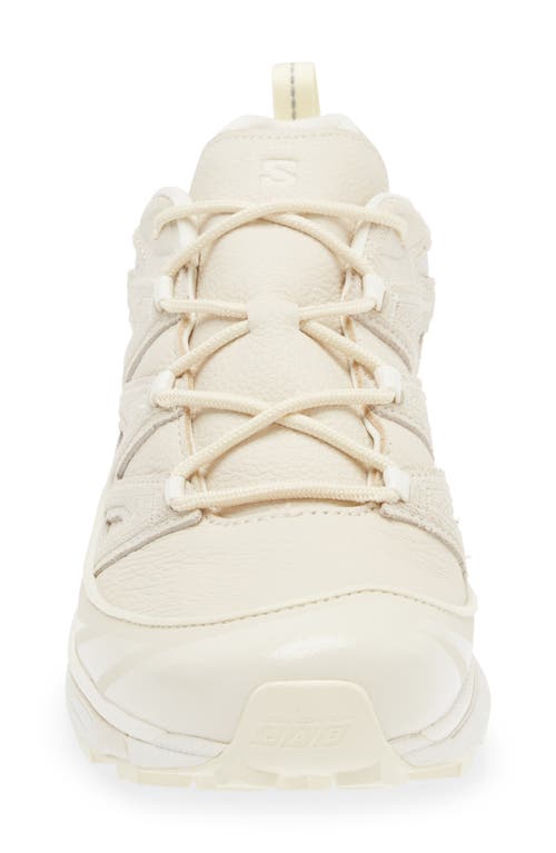 Shop Salomon Gender Inclusive Xt-6 Expanse Sneaker In Vanilla/almond Milk/tyellow