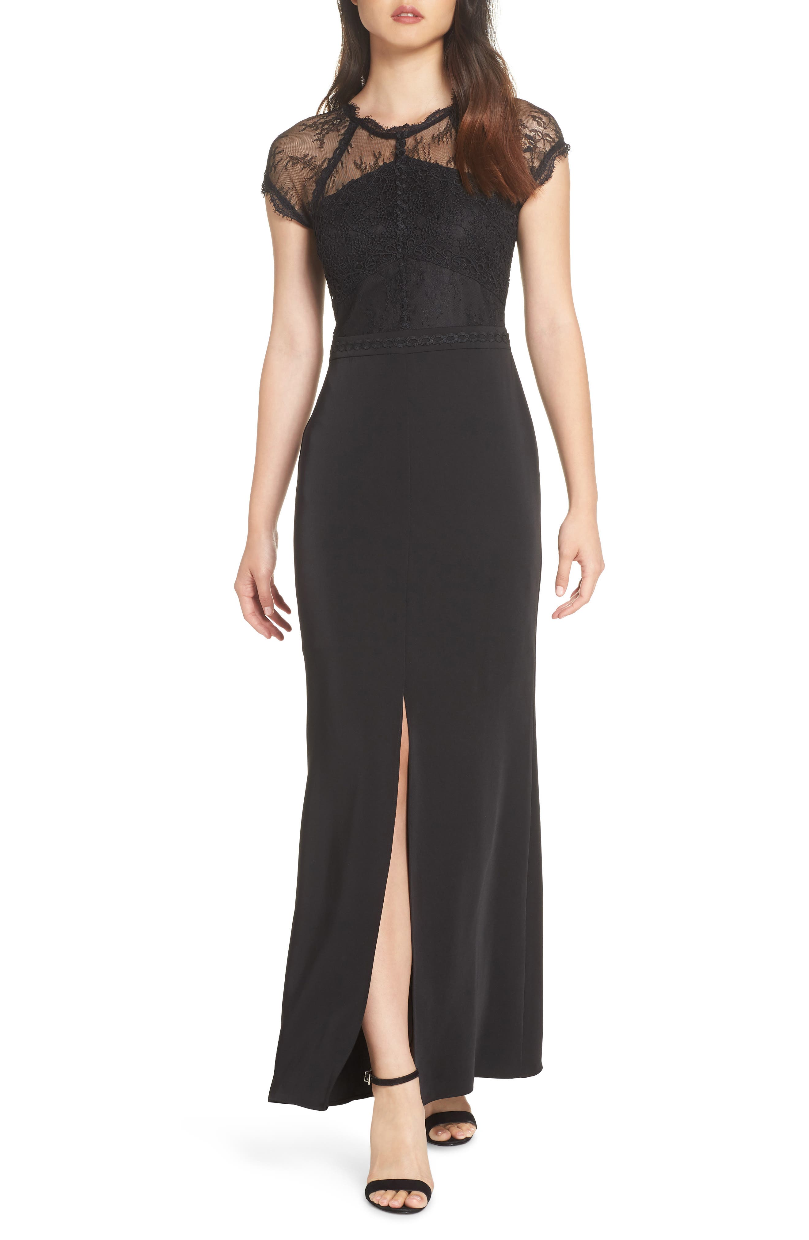 harlyn lace illusion top jumpsuit