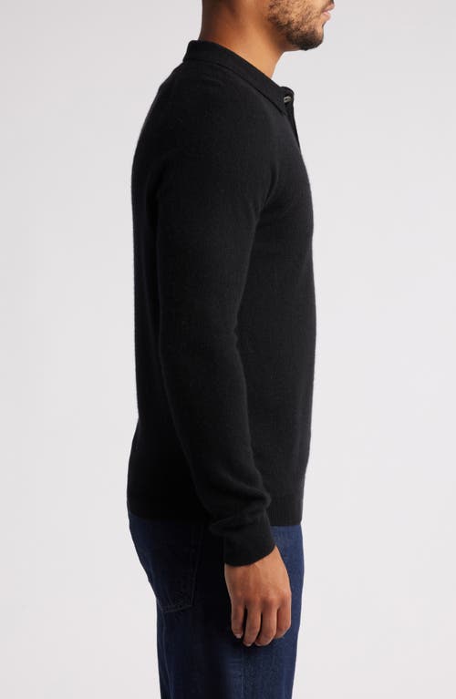 NORDSTROM NORDSTROM CASHMERE POLO SWEATER 