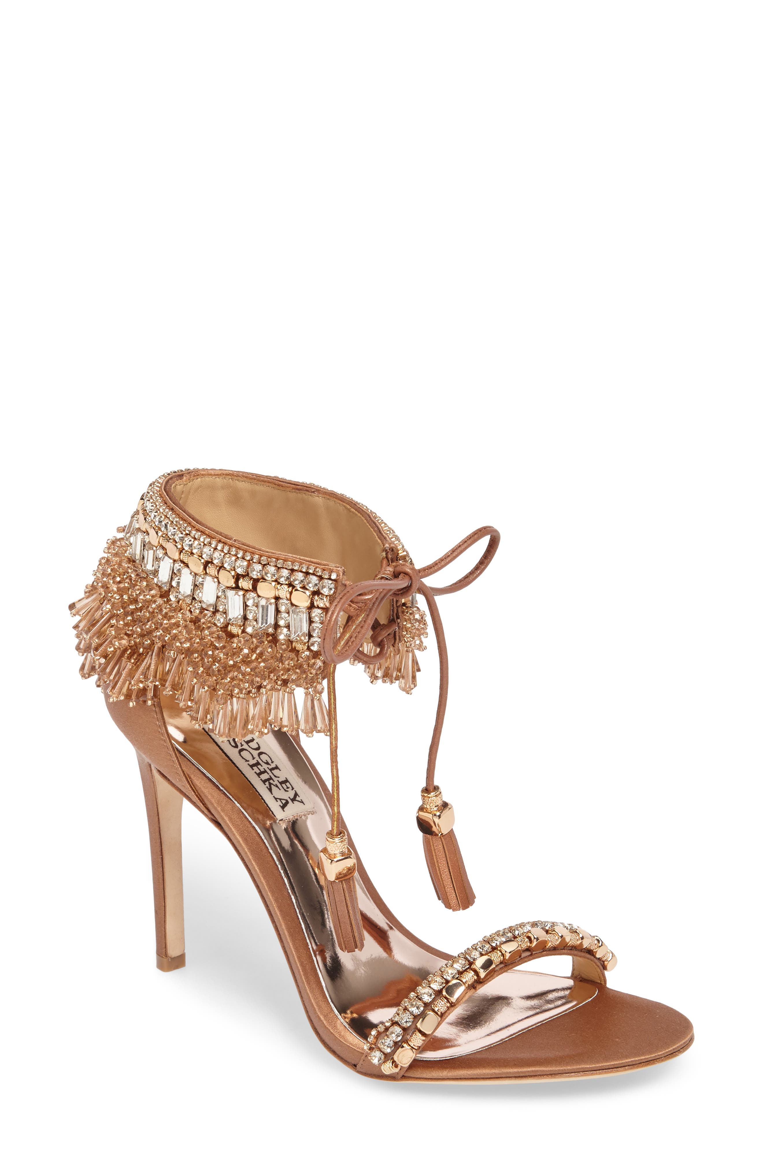 badgley mischka katrina embellished heels