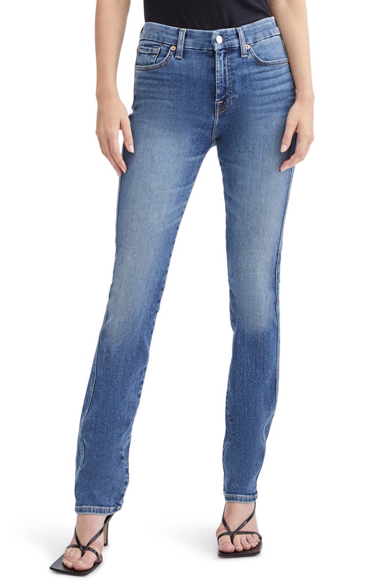 SEVEN Kimmie Straight Leg Jeans, Main, color, CASSBLUE
