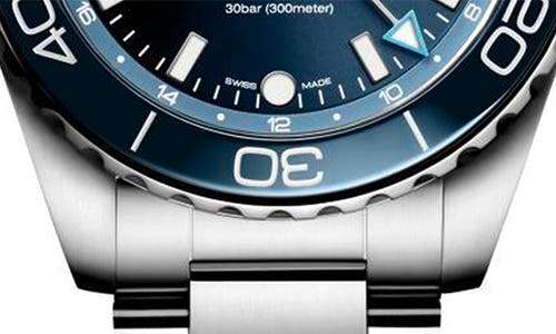 Longines Hydroconquest Automatic Bracelet Watch, 41mm In Silver/blue