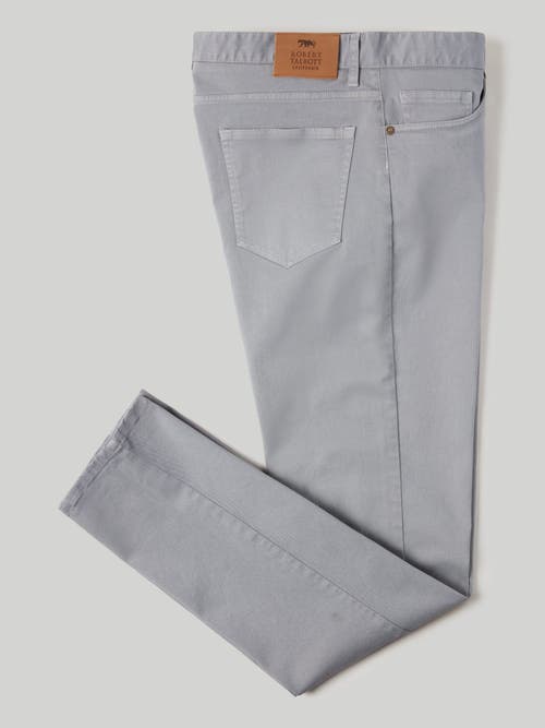 Robert Talbott Rockwell 5 Pocket Pant In Light Gray
