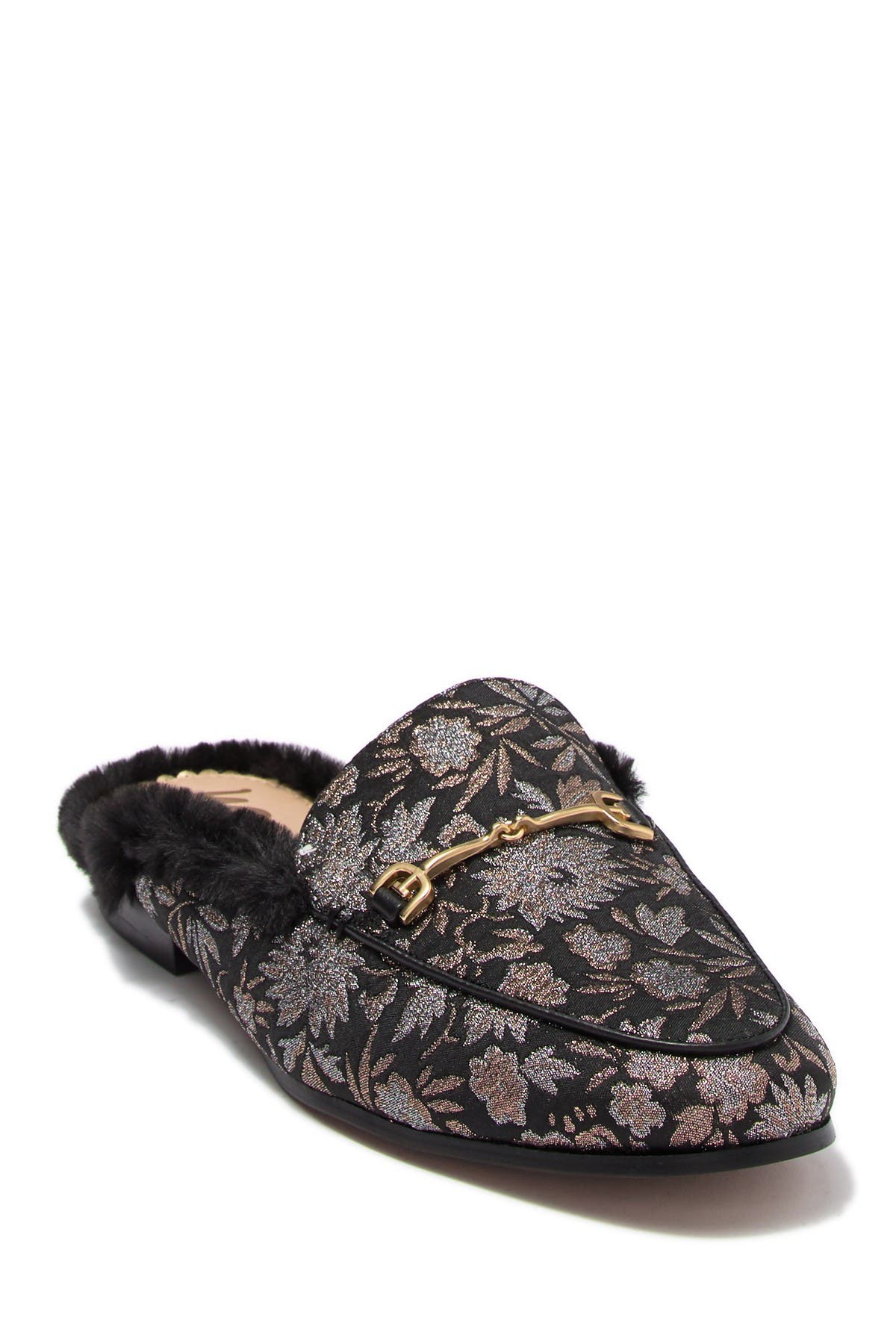 faux fur lined loafers