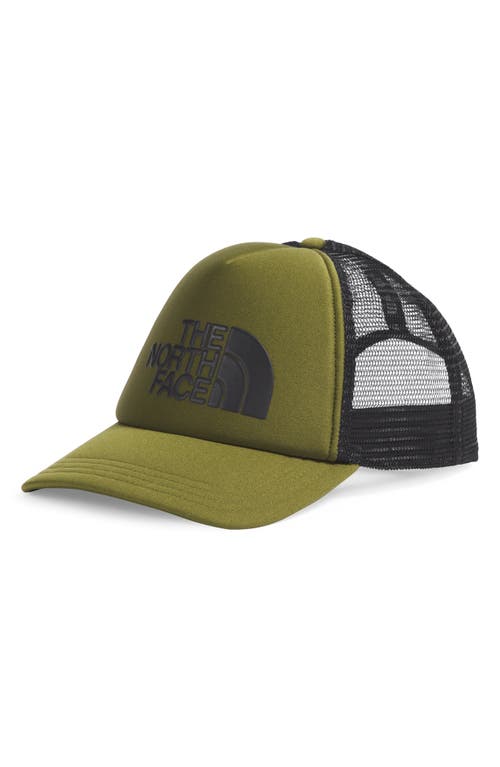 The North Face Logo Trucker Hat In Green