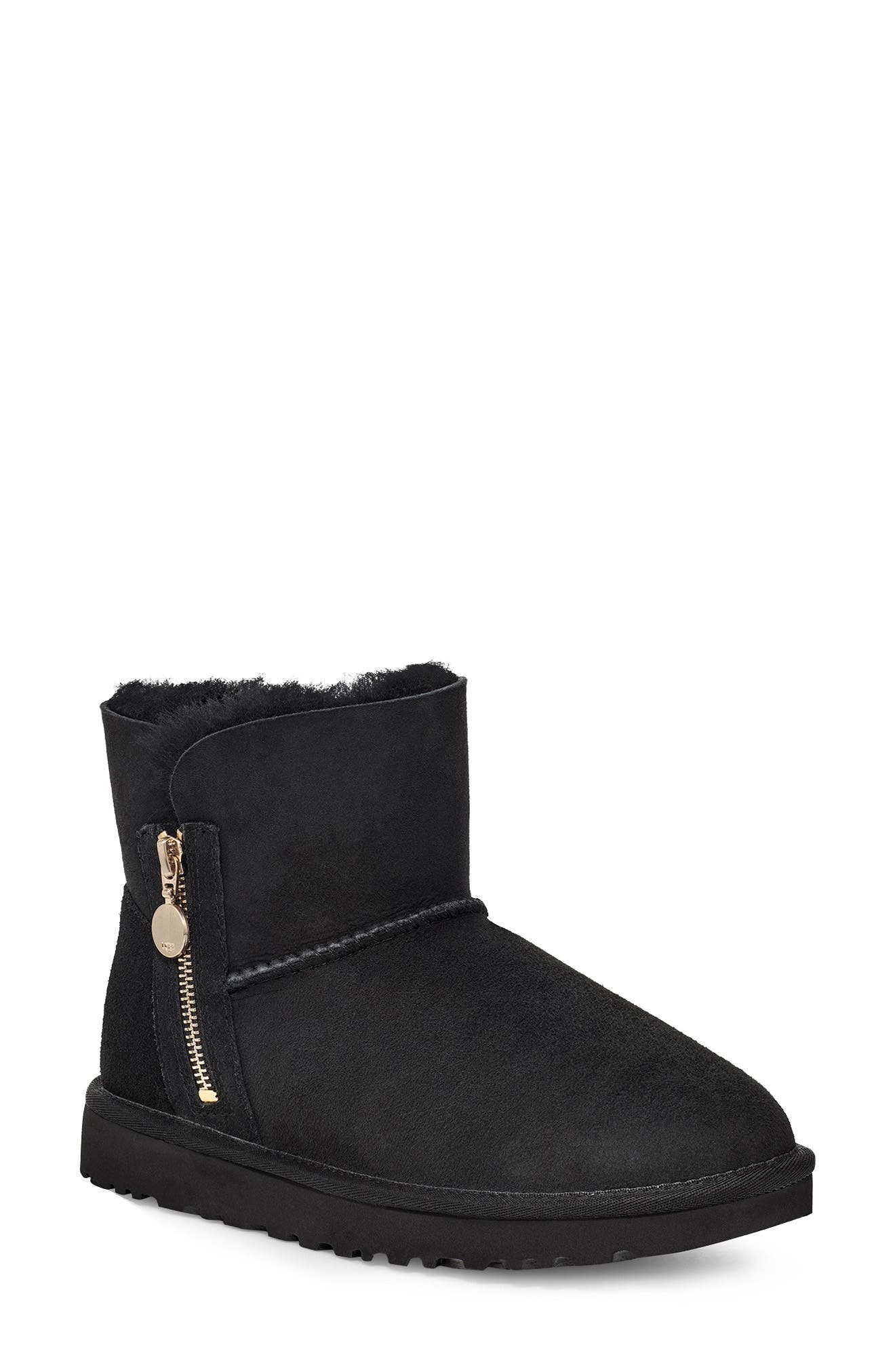 uggs with zipper on side