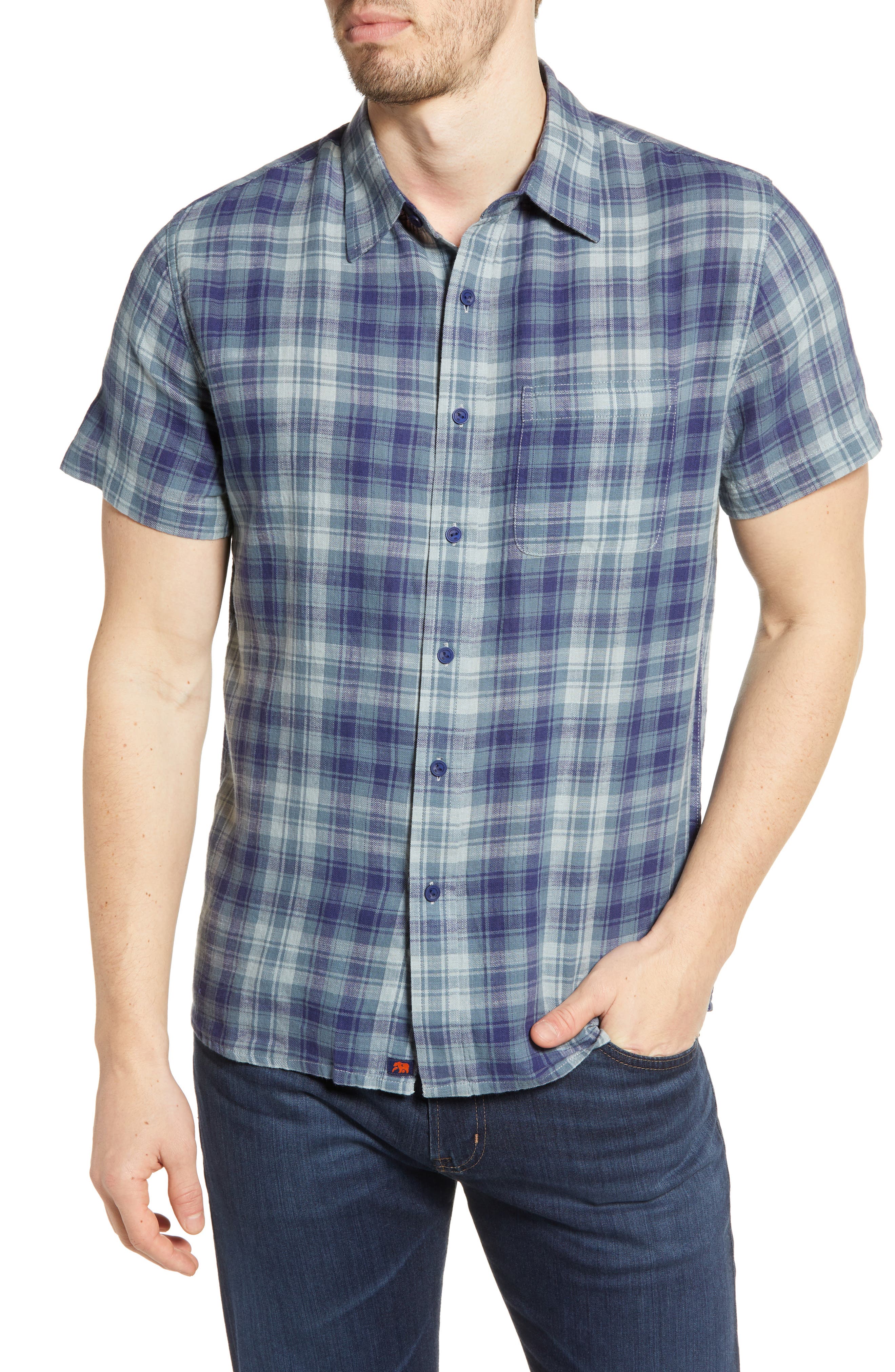 short sleeve flannel shirt