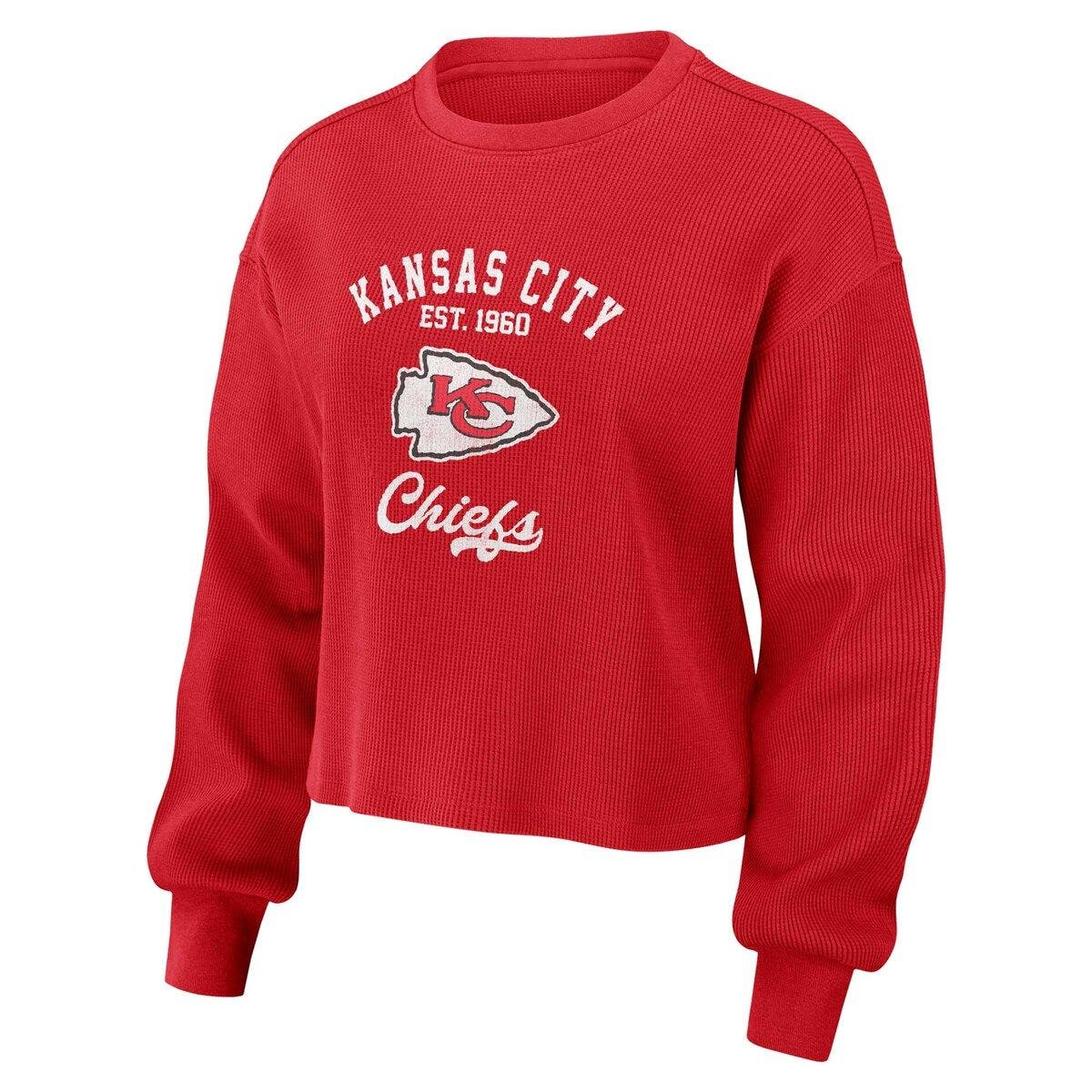 Women's Wear by Erin Andrews Red Kansas City Chiefs Hem Shorts