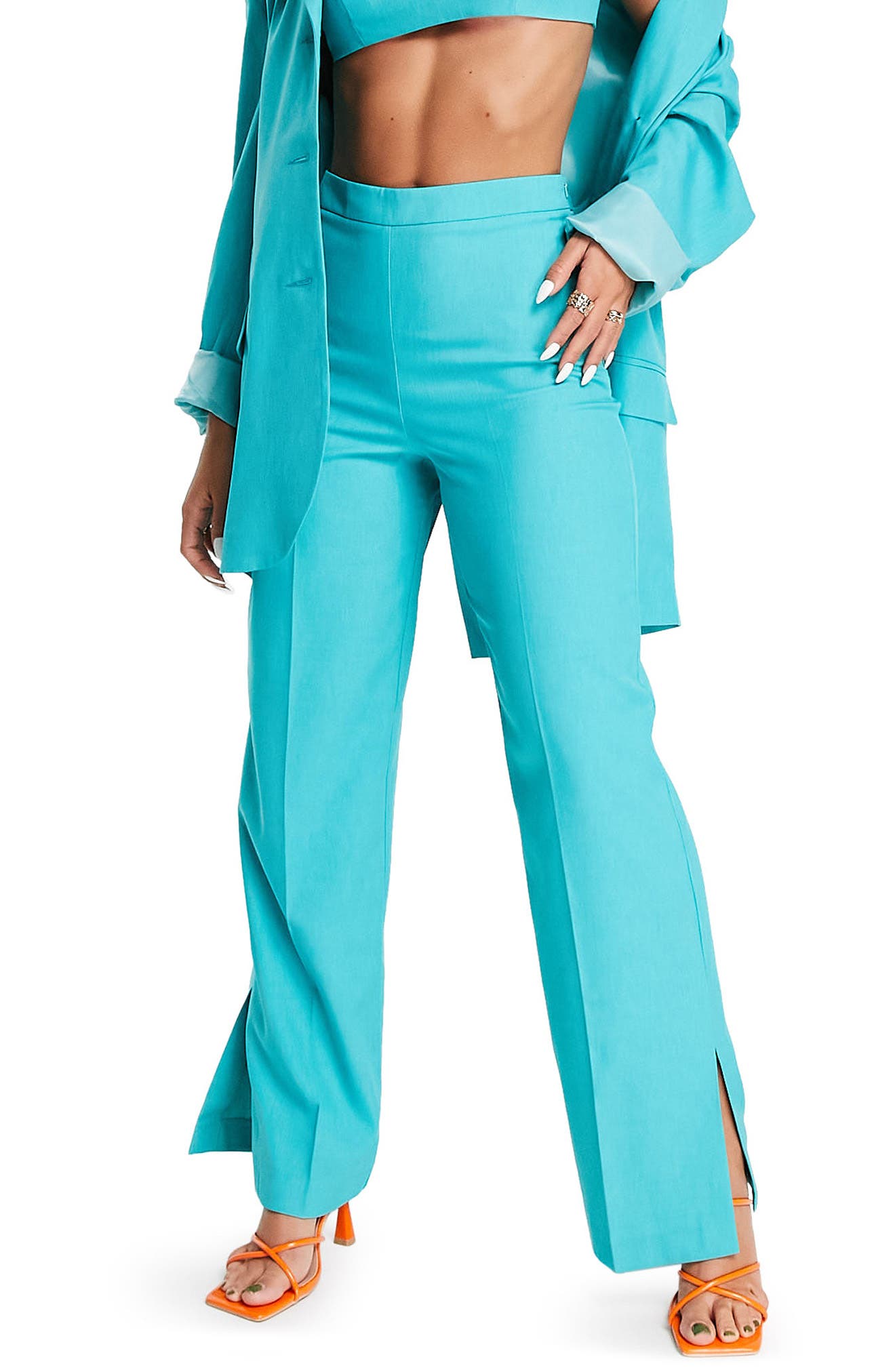 Topshop Clean Tailored Trousers | Nordstrom