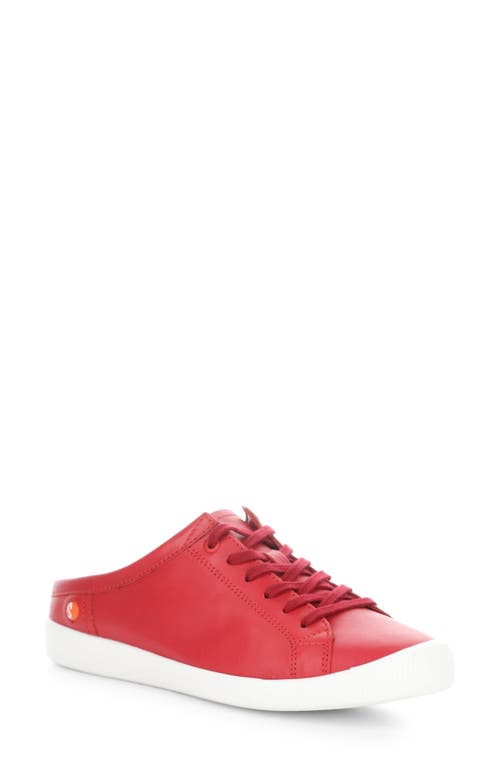Idle Sneaker in Cherry Red Smooth