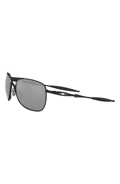 Oakley Crosshair 61mm Prizm™ Polarized Pilot Sunglasses In Matte Black/prizm Black