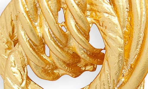 Karine Sultan Hoop Drop Earrings In Gold
