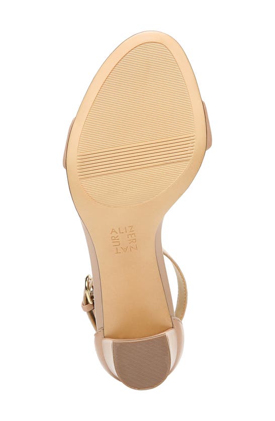 Shop Naturalizer True Colors Vera Ankle Strap Sandal In Creme Brulee Leather