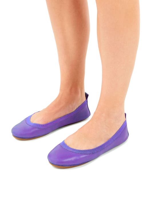 Shop Yosi Samra Samara Ballet Flat In Meta Mauve