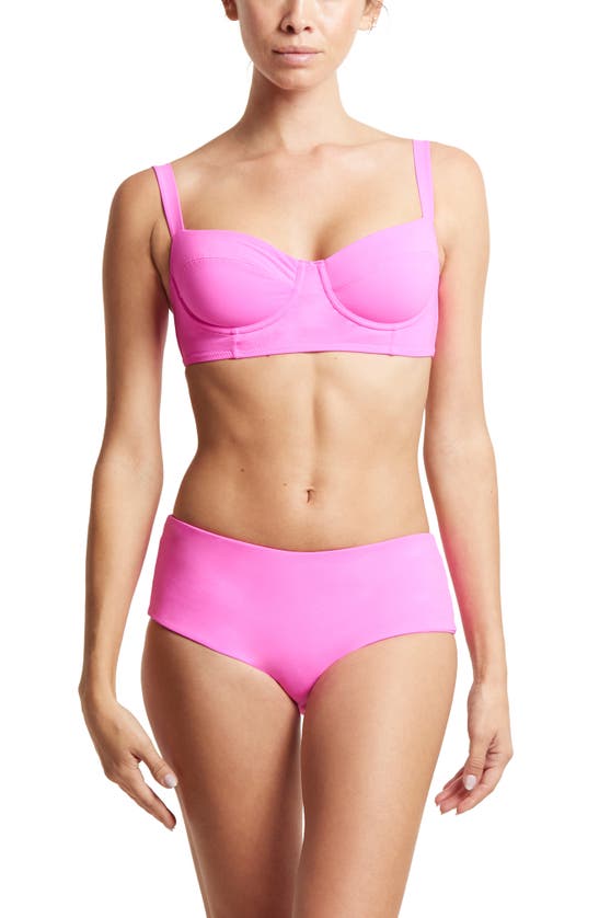 Shop Hanky Panky Balconette Bikini Top In Unapologetic Pink