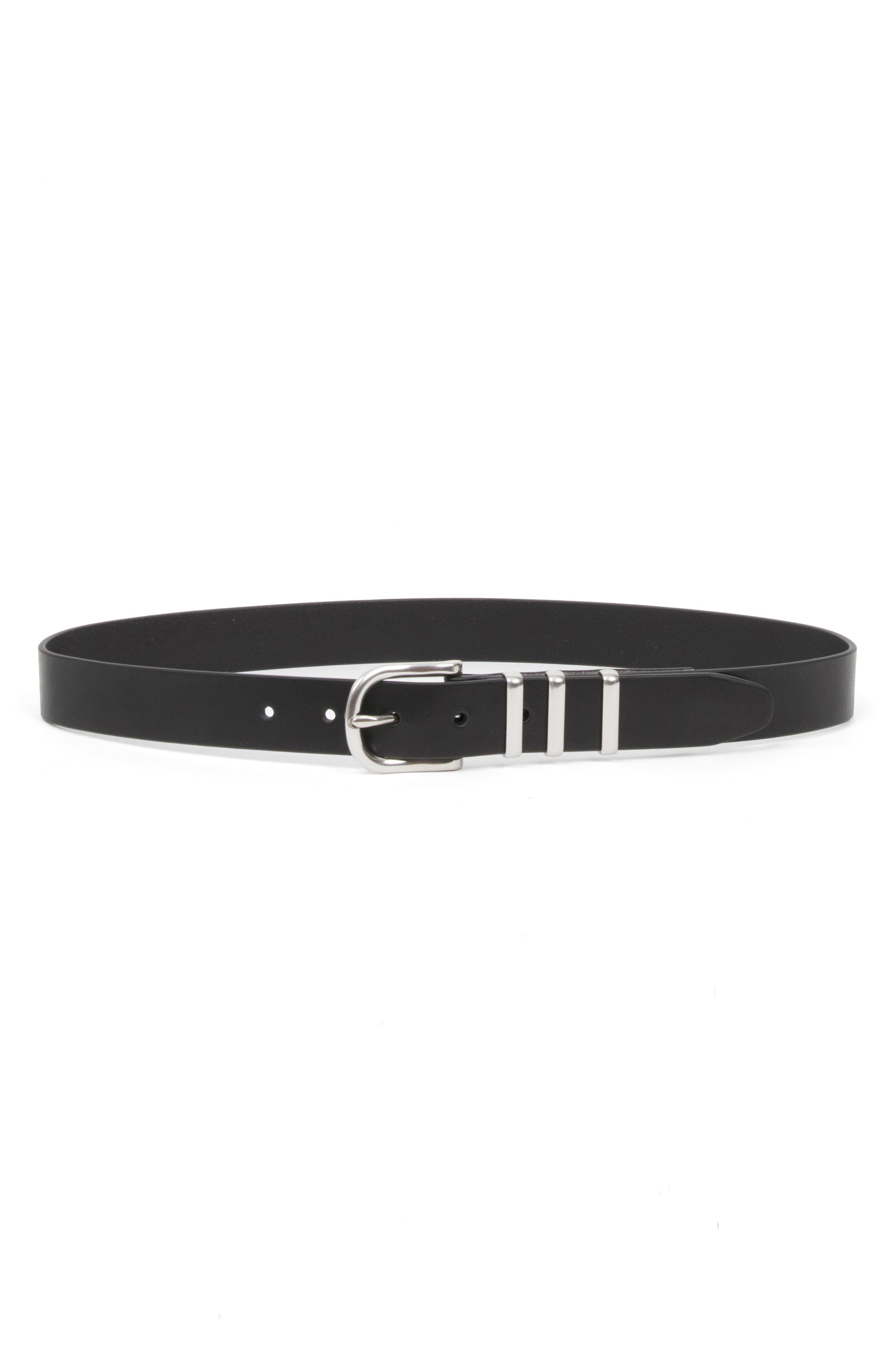 rag and bone white belt