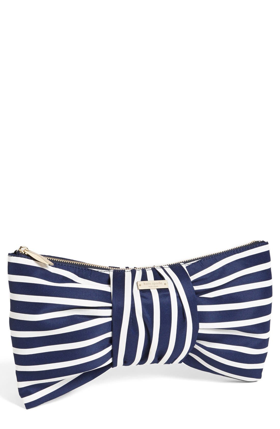 kate spade blue clutch