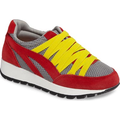 Bernie Mev Tara Cano Sneaker, Red