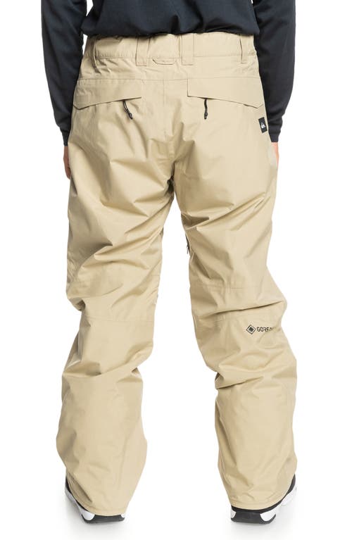 Quiksilver Mission Gore-tex® Waterproof Warmflight® Insulated Recycled Polyester Snow Pants In Twill