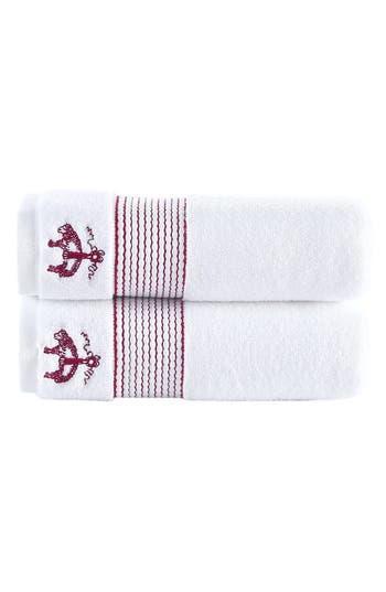 BROOKS BROTHERS BROOKS BROTHERS 2-PIECE ROBE STRIPE TOWEL SET 