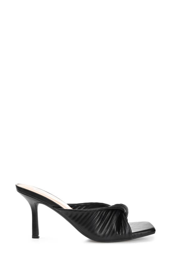 Journee Collection Greer Tru Comfort Foam Twist Sandal In Black