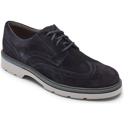 Rockport Charlee Waterproof Wingtip, Blue