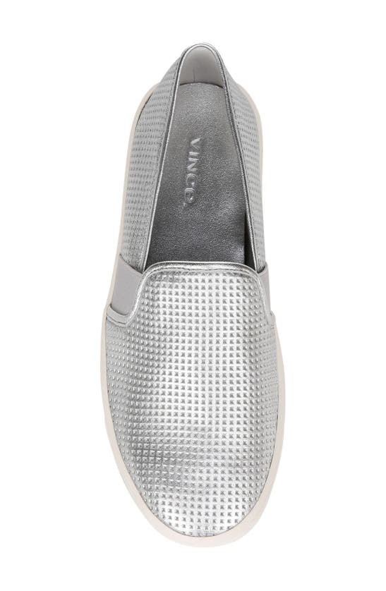 Shop Vince Blair Slip-on Sneaker In Silver