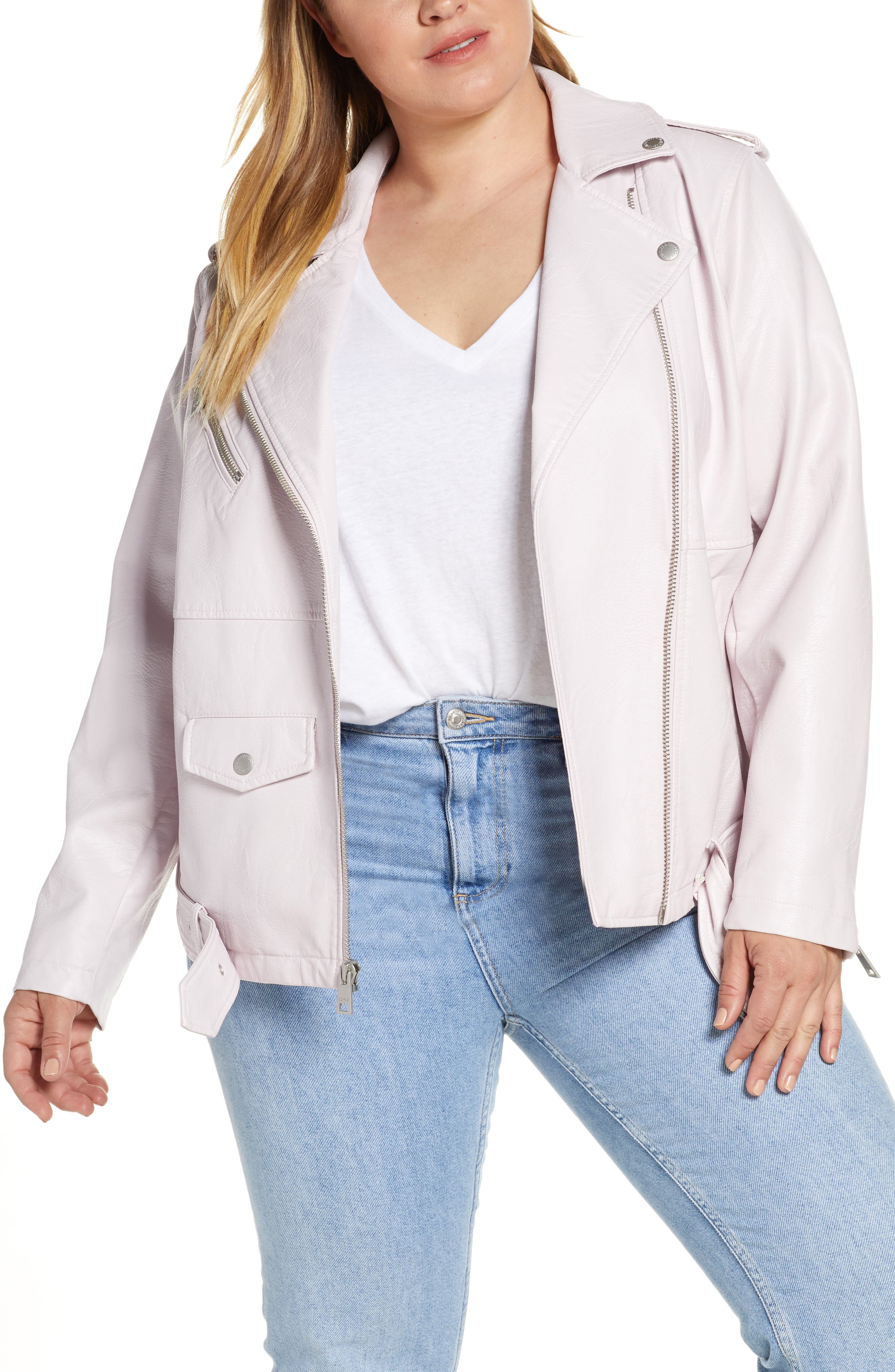 levi's oversized leather jacket