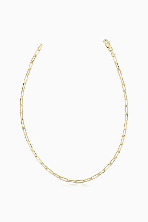 Shop Oradina 14k Yellow Gold Venice Link Petite Anklet