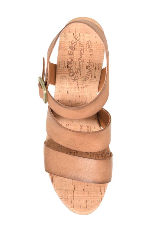 Shop Kork-ease ® Della Slingback Platform Sandal In Brown F/g