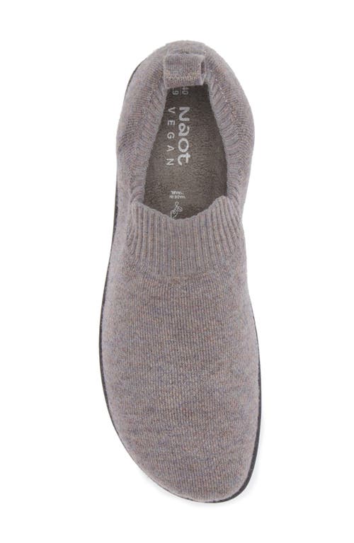 Naot Nuku Slip-on Sneaker In Grey/black Knit
