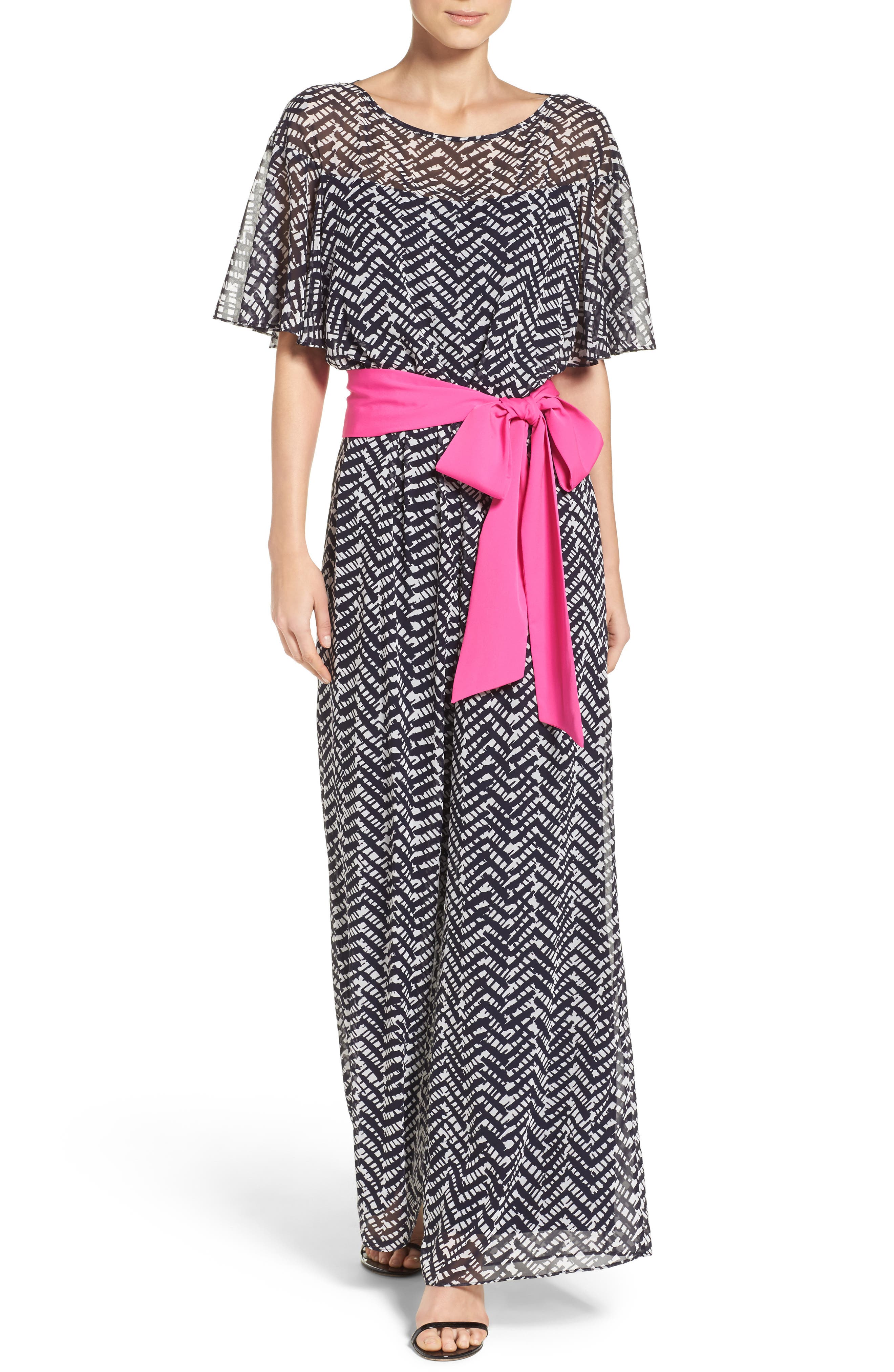 eliza j flutter sleeve jumpsuit