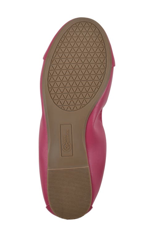 White Mountain Footwear Sunnyside Ii Ballet Flat In Super Pink/smooth