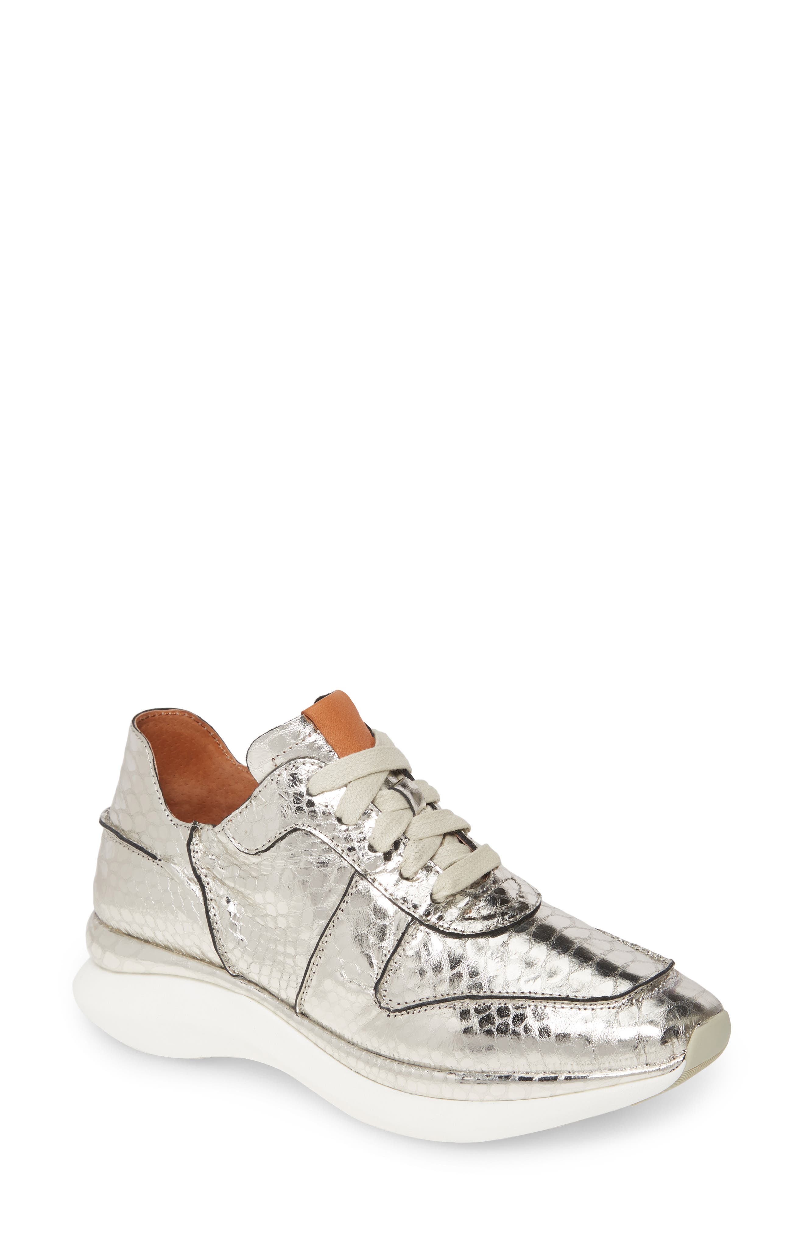 Gentle Souls By Kenneth Cole Raina Wave Sneaker, Metallic